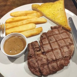 สเต๊กเนื้อสันนอก