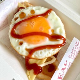 Fried Egg & Cheese Croffle
