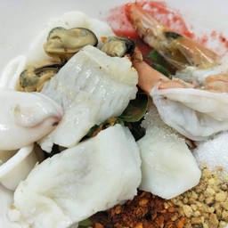 เกาเหลาทะเลเย็นตาโฟต้มยำ