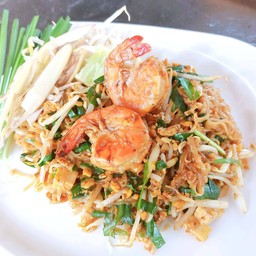 ผัดไทยออสซี่ (กุ้งสด)