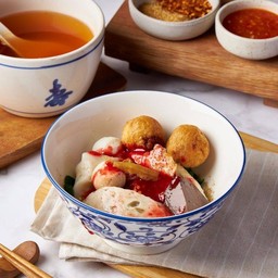 ก๋วยเตี๋ยว เย็นตาโฟ แห้ง