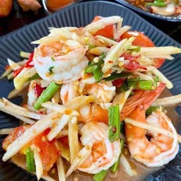 ตำปลาร้ากุ้งสุก