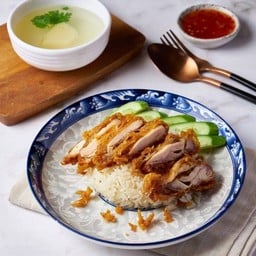 ข้าวมันไก่ทอด