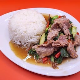 ผัดคะน้าเนื้อ