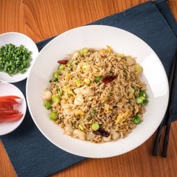 ข้าวผัดหอยเชลล์ซอสx.o