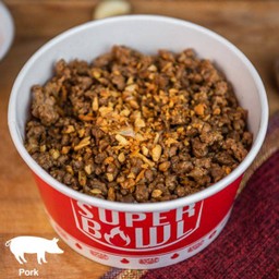 ข้าวหมูกระเทียมพริกไทย ขนาดใหญ่