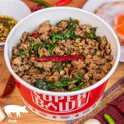 ข้าวกะเพราหมู ขนาดใหญ่