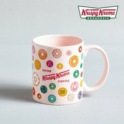 KRISPY KREME MUG SCRIPT SIGN PINK 12 OZ.