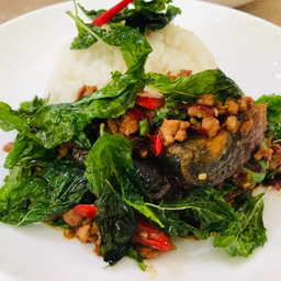 Century Egg And Basil Rice