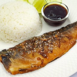 Saba Teriyaki With Rice