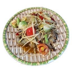 ตำปูปลาร้ากุ้งสด