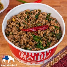(กับข้าว) กะเพราเนื้อออสเตรเลีย