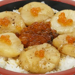 ข้้าวหน้าหอยเชลล์