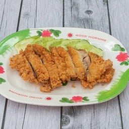 ข้าวมันไก่ตั้งตัว@ตลาดโต้รุ่งกลางลาดสวาย# ตลาดโต้รุ่งลาดสวาย