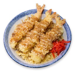 ข้าวหน้ากุ้งทอดเทมปุระ