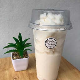 น้ำมะพร้าวนมสดปั่น