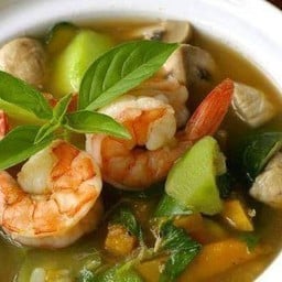 แกงเลียงกุ้งสด