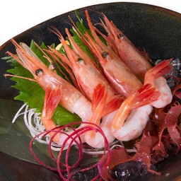 กุ้งหวานซาชิมิ