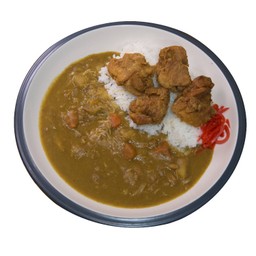 ข้าวแกงกระหรี่หน้าไก่ทอด คาราเงะ