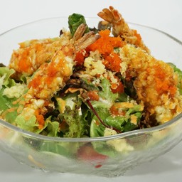 สลัดกุ้งเทมปุระ