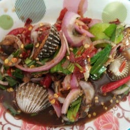 ตำเกาเหลาหอยแครง