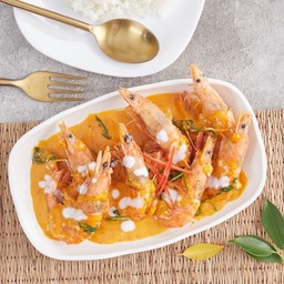 กุ้งแชบ๊วยราดซอสฉู่ฉี่