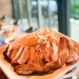 คอหมูย่าง (คอหมูแท้ ไม่ใช่สันคอ)