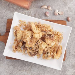 ปลาโฉมงามทอดกระเทียม