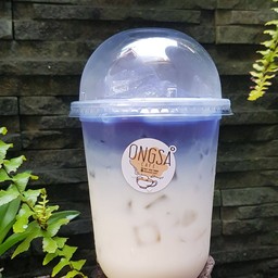 อัญชันนมสด