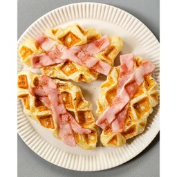 (3 ชิ้น) HAM Croffle หอมเนยฝรั่งเศส (ใช้เตาแยกเป็นรสคาว)