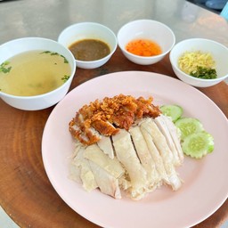ข้าวมันไก่ต้ม-ไก่ทอด