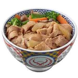 ข้าวหน้าหมูและผัก (R)