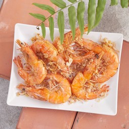 กุ้งทอดกระเทียม