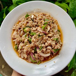 ลาบหมูสุก