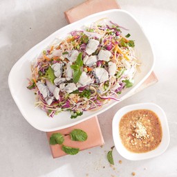 ปลาพล่าน้ำจิ้มถั่ว