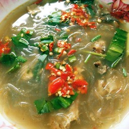 แกงไก่ย่างวุ้นเส้น