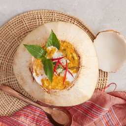 ห่อหมกทะเลมะพร้าวอ่อน