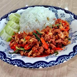 ครัวโค่ขุนน้อย  ข้าวกระเพรา  อาหารตามสั่ง ร้านเด็ดปิดดึก