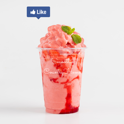 สตรอว์เบอรี่ นมสด อร่อยยย