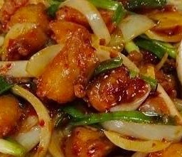 ผัดพริกเผา ไก่