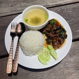 ข้าวกะเพราหมูตุ๋น