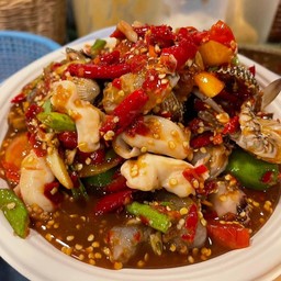 ตำปูม้า-ปลาหมึก-หอยแครง