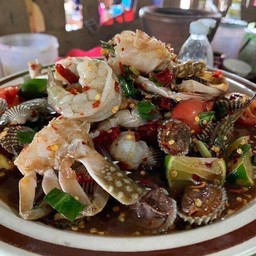 ตำปูม้า-กุ้งสด-หอยแครง