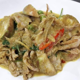เขียวหวานผัดแห้ง