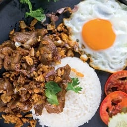 ครัววุ้นเส้น กะเพราเนื้อโคขุนพริกแห้ง รสแซ่บ!!&ยำลิ้นรัว  🌶