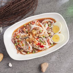 ยำขนมจีนคำเพลินทะเล