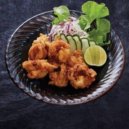 หนวดปลาหมึกทอด