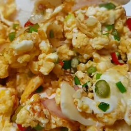 ข้าวไข่คนพริกน้ำปลา