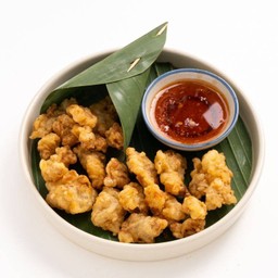 เอ็นข้อไก่ทอดเกลือกระเทียม