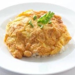 ไข่เจียว ราดข้าว